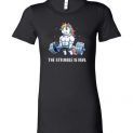 $19.95 - Body builder shirts: Unicorn The struggle is real Lady T-Shirt