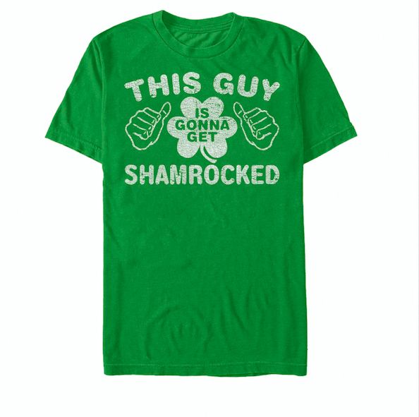 This guy is gonna get a shamrocked