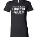 $19.95 - I Love You 3000 Iron Man Arc Reactor Avengers EndGame Lady T-Shirt