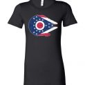 $19.95 - Ohio Flag And The Millennium Falcon Lady T-Shirt