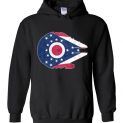 $32.95 - Ohio Flag And The Millennium Falcon Hoodie