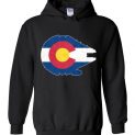 $32.95 - Colorado Flag And The Millennium Falcon Hoodie