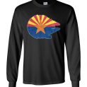 $23.95 - Arizona Flag And The Millennium Falcon Long Sleeve T-Shirt
