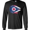 $23.95 - Ohio Flag And The Millennium Falcon Long Sleeve T-Shirt