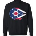 $29.95 - Ohio Flag And The Millennium Falcon Sweatshirt