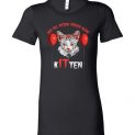$19.95 - We All MEOW Down Here Clown Cat Kitten IT Halloween Lady T-Shirt