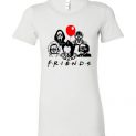 $19.95 - Friends Horror Movie Creepy Funny Halloween Lady T-Shirt