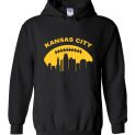 $32.95 - Vintage Kansas City Cityscape Retro Football Hoodie
