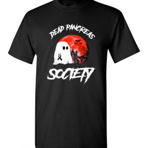 $18.95 – Dead Pancreas Society Boo Halloween Blood Moon T-Shirt