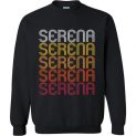 $29.95 - Serena Retro Wordmark Pattern Vintage Style Sweatshirt