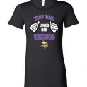 $19.95 - This Girl Loves Her Minnesota Vikings NFL T-Shirt