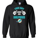 $32.95 - This Guy Loves His Miami Dolphins Funny NFL Hoodie
