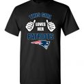 $18.95 - This Girl Loves Her New England Patriots Funny NFL T-Shirt