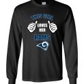 $23.95 - This Girl Loves Her Los Angeles Rams NFL Funny Long Sleeve T-Shirt