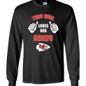 $23.95 - This Girl Loves Her Kansas City Chiefs NFL Long Sleeve T-Shirt