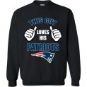 $29.95 - This Guy Loves His New England Patriots NFL Funny Sweatshirt
