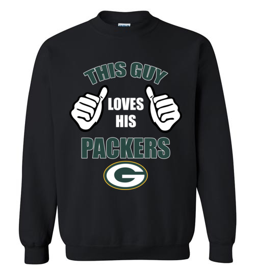 This Guy Loves His Green Bay Packers Funny NFL T-Shirt, Hoodie, Tank, Long  Sleeve, Ugly Christmas Sweater