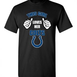 Guy Loves His Indianapolis Colts Funny 